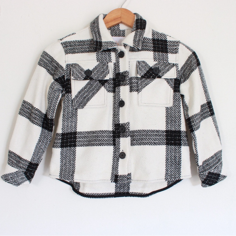 Gianni Bini Girls Plaid Shacket